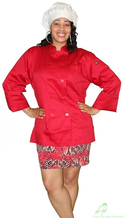 Kahleela Adams preparing Fit for a King Healthy Cuisine